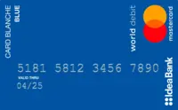 Кредитна картка "Card Blanche Blue" від IdeaBank
