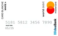 Кредитна картка "Card Blanche White+" від IdeaBank