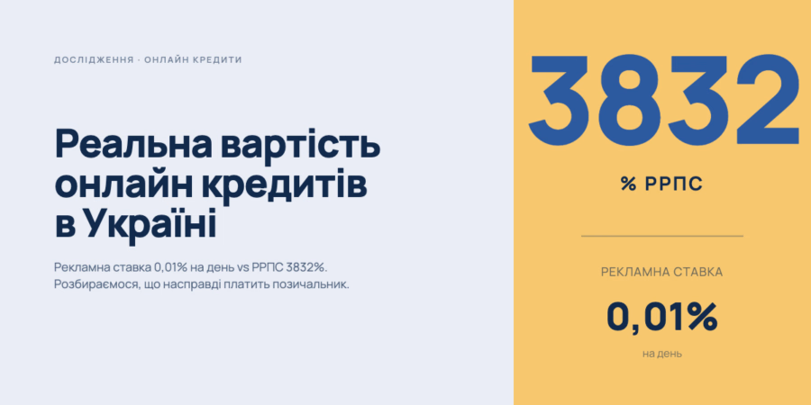 Реальна вартість онлайн кредитів в Україні Реальна вартість онлайн кредитів в Україні